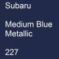 Preview: Subaru, Medium Blue Metallic, 227.